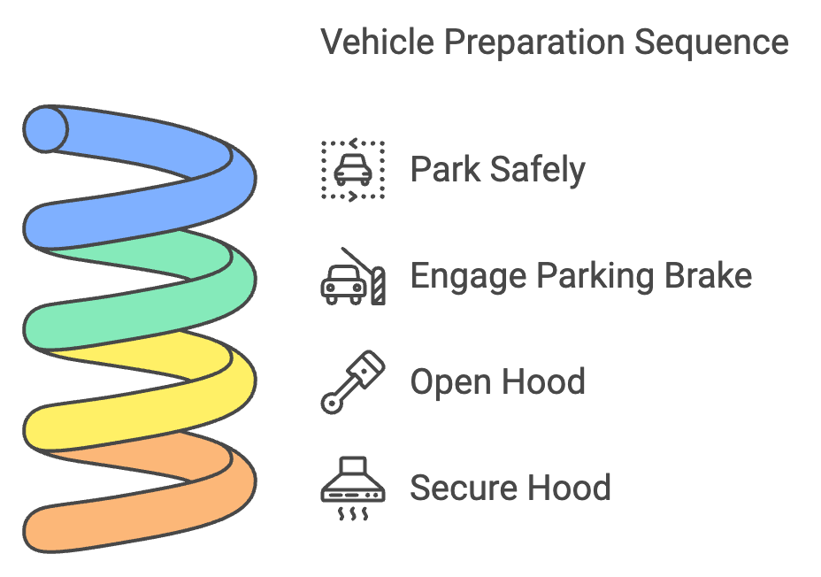 Vehicle preparation sequence