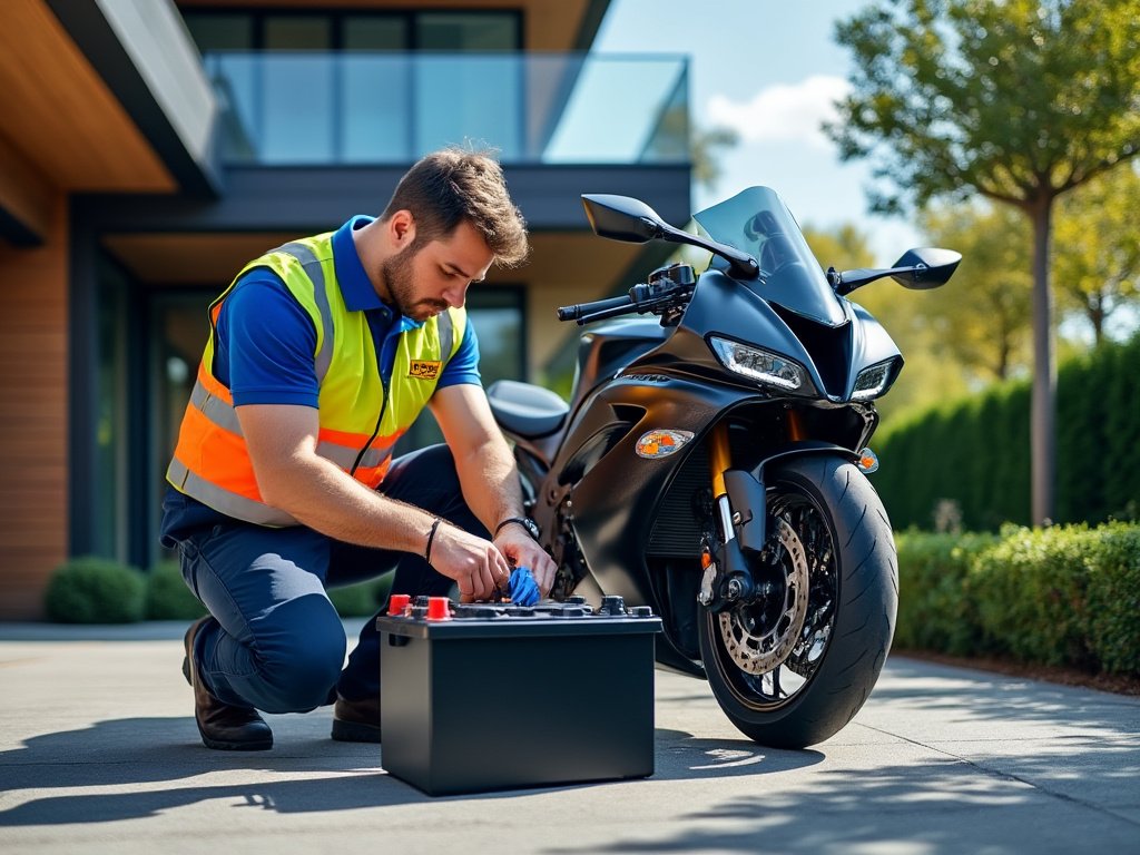 motorcycle battery replacement