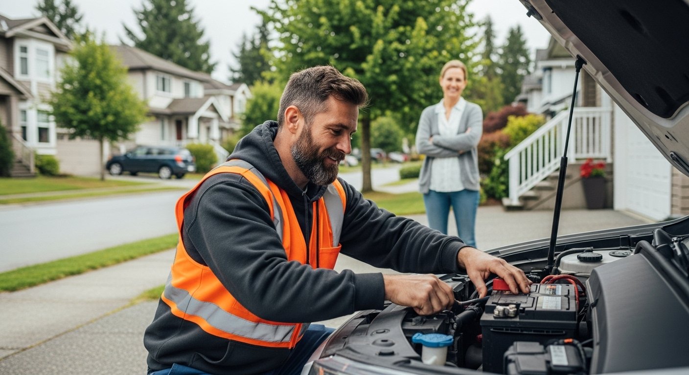 Trek Mobile Car Battery Vancouver BC HERO 88688